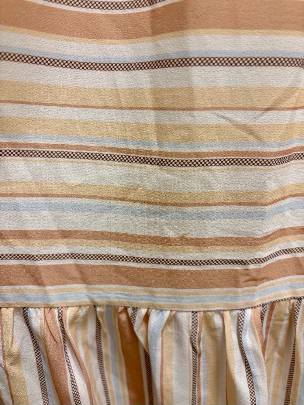 Baltic Born Willow Smocked Maxi Dress 1XL Striped Flutter Sleeve Tiered Boho - Picture 7 of 13